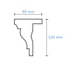 Listwa do zabudowy karnisza GK11 #6