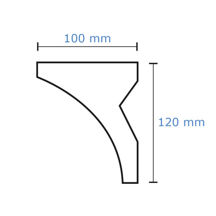 Listwa do zabudowy karnisza GK13 #6
